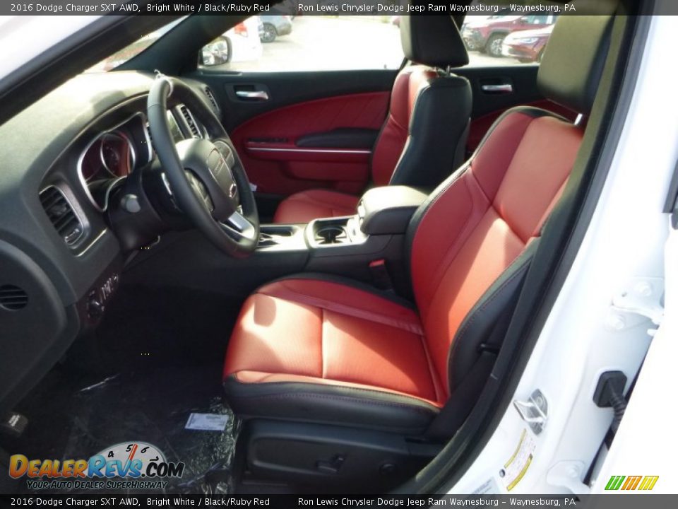 Front Seat of 2016 Dodge Charger SXT AWD Photo #14