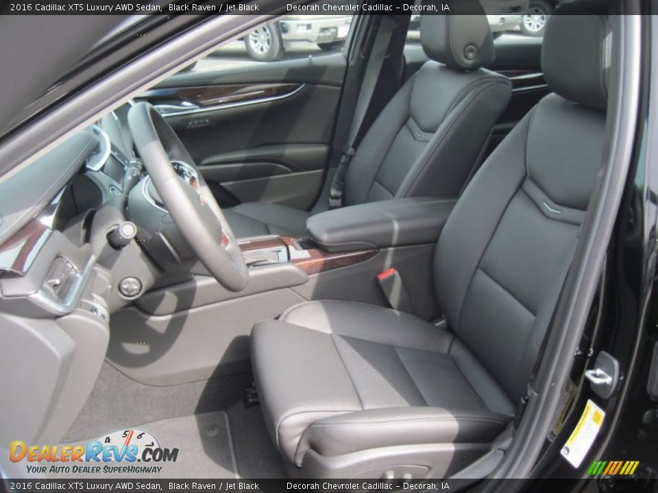 Jet Black Interior - 2016 Cadillac XTS Luxury AWD Sedan Photo #19