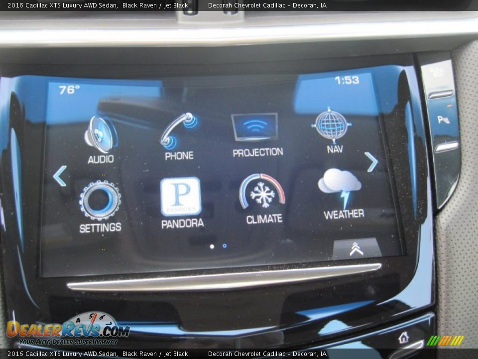 2016 Cadillac XTS Luxury AWD Sedan Black Raven / Jet Black Photo #35