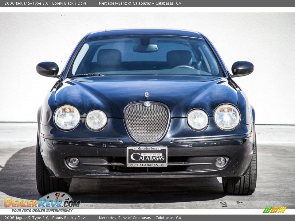 2006 Jaguar S-Type 3.0 Ebony Black / Dove Photo #2