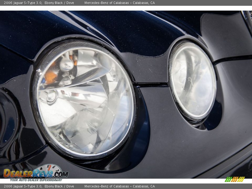 2006 Jaguar S-Type 3.0 Ebony Black / Dove Photo #28
