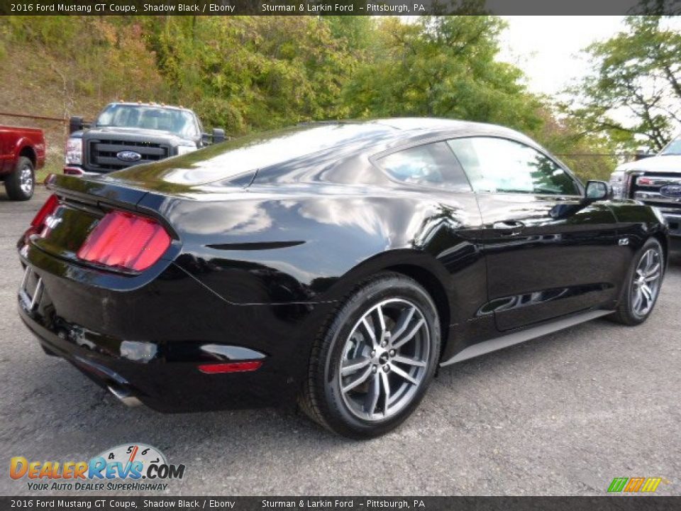 2016 Ford Mustang GT Coupe Shadow Black / Ebony Photo #2