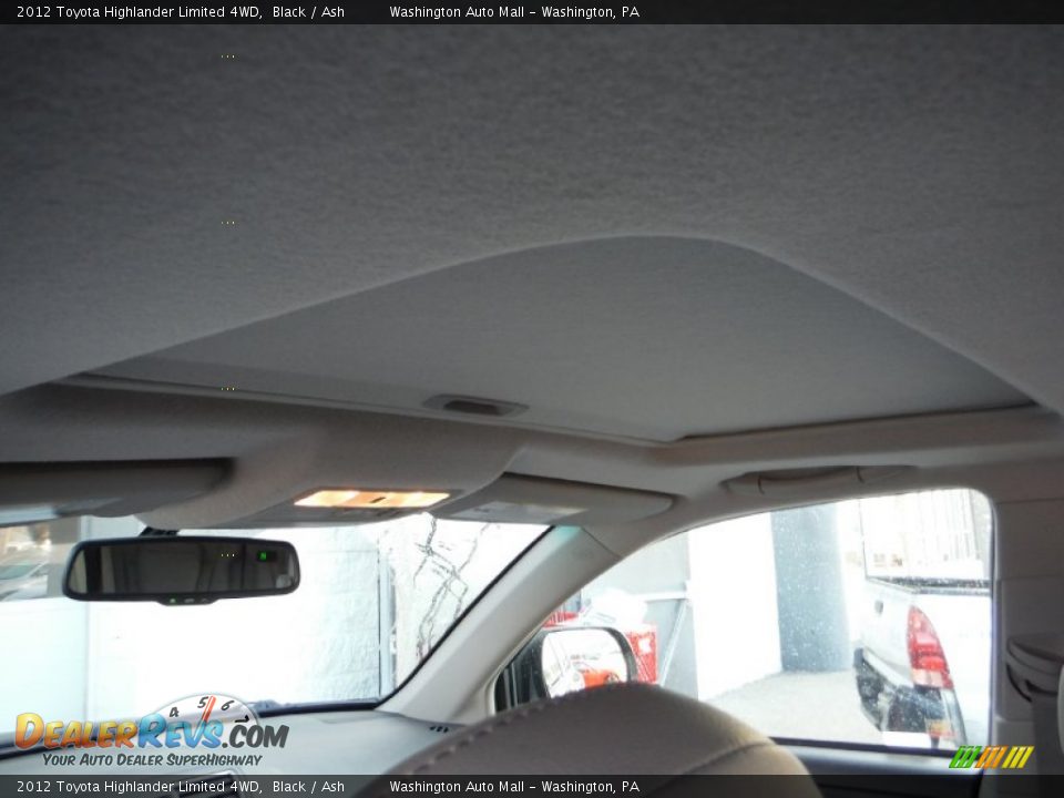 2012 Toyota Highlander Limited 4WD Black / Ash Photo #10