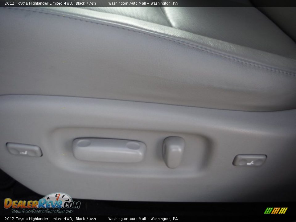 2012 Toyota Highlander Limited 4WD Black / Ash Photo #14