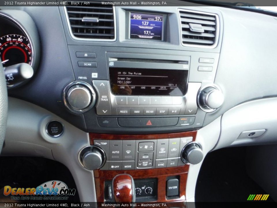 2012 Toyota Highlander Limited 4WD Black / Ash Photo #15