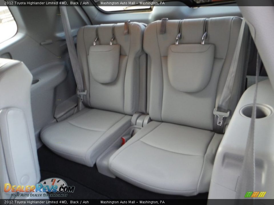 2012 Toyota Highlander Limited 4WD Black / Ash Photo #21
