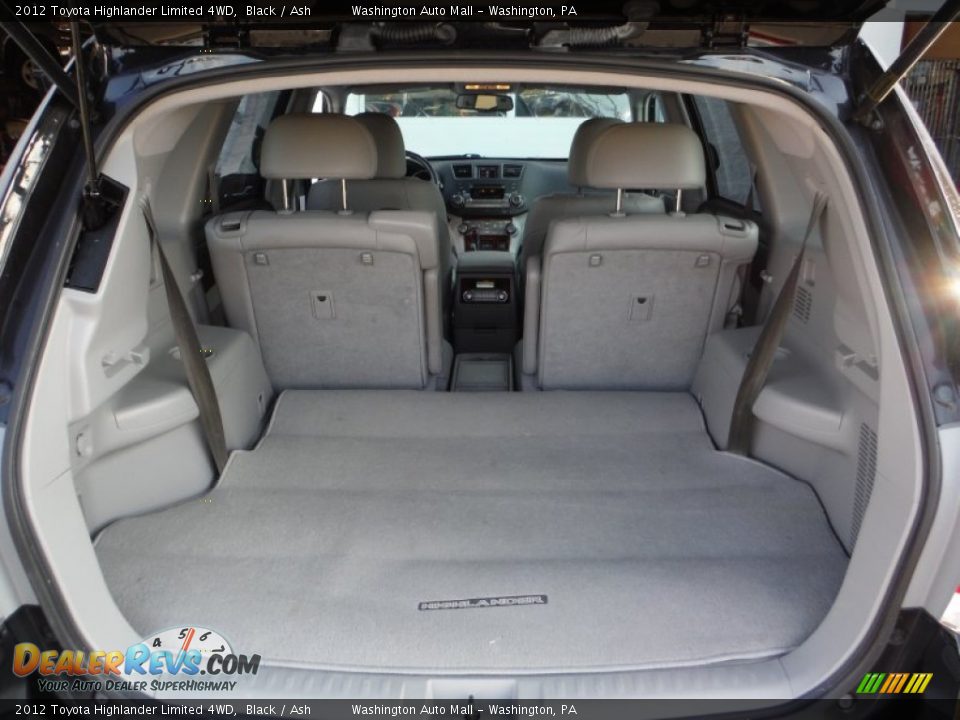 2012 Toyota Highlander Limited 4WD Black / Ash Photo #22