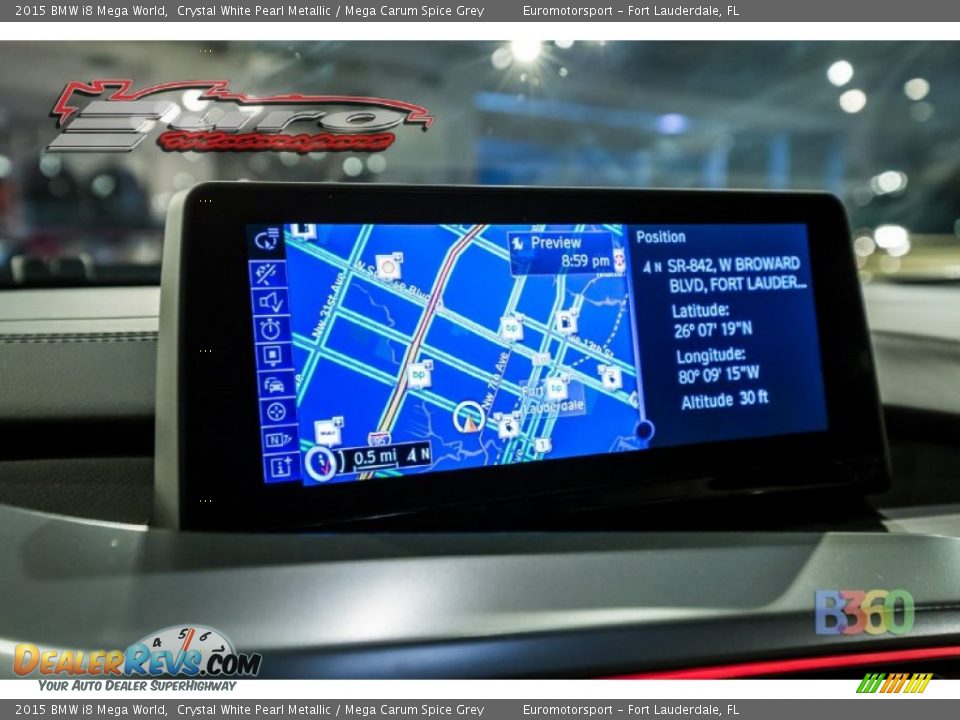 Navigation of 2015 BMW i8 Mega World Photo #48