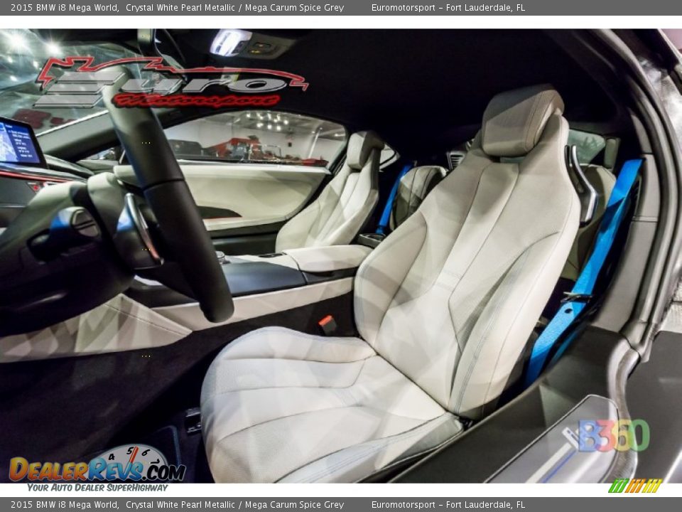 Mega Carum Spice Grey Interior - 2015 BMW i8 Mega World Photo #61