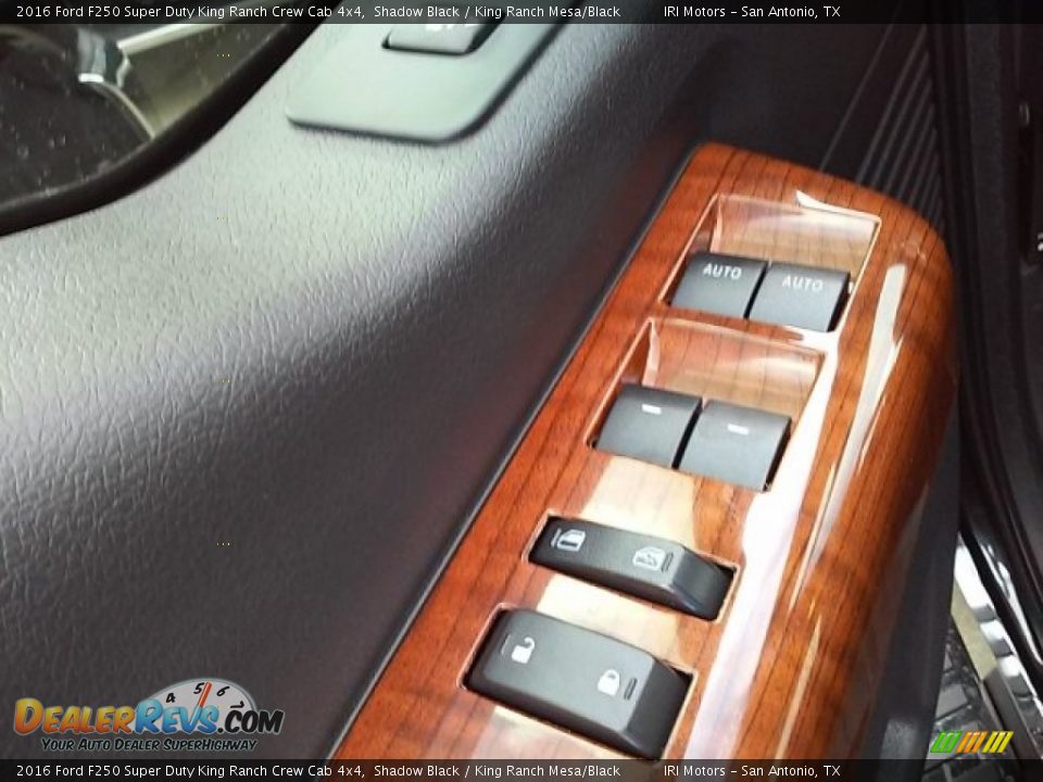 2016 Ford F250 Super Duty King Ranch Crew Cab 4x4 Shadow Black / King Ranch Mesa/Black Photo #7