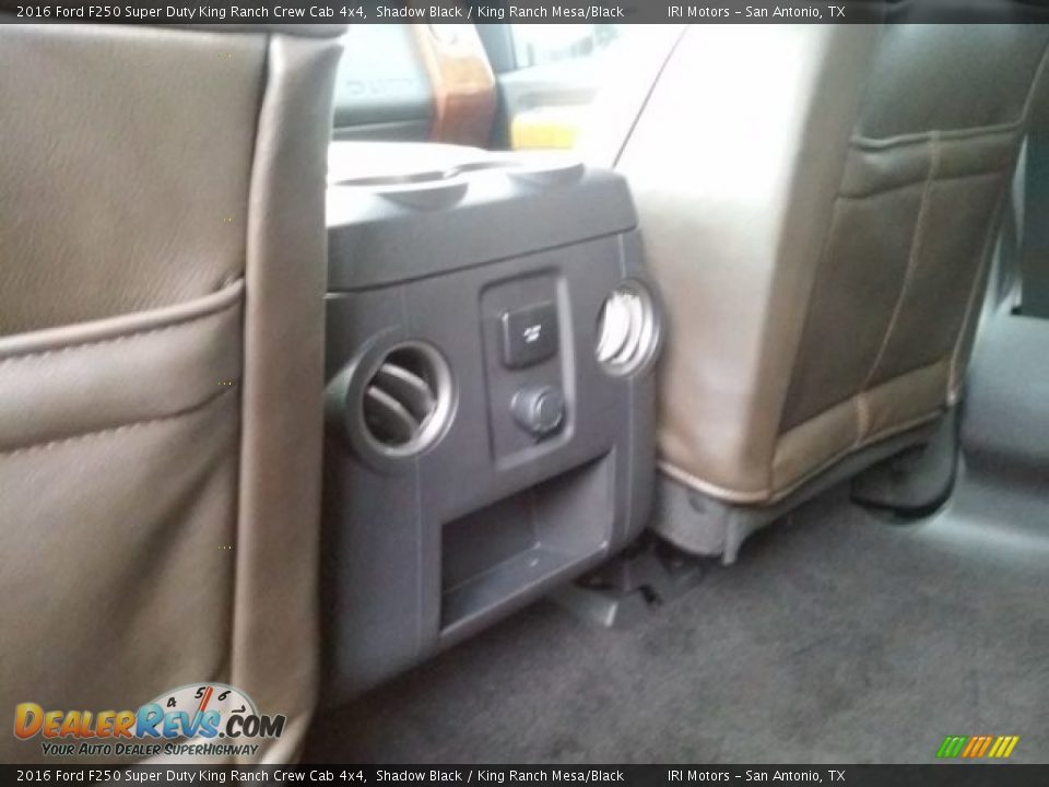 2016 Ford F250 Super Duty King Ranch Crew Cab 4x4 Shadow Black / King Ranch Mesa/Black Photo #12