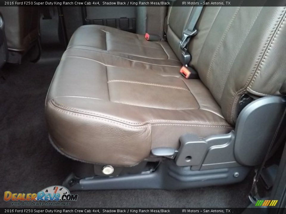 2016 Ford F250 Super Duty King Ranch Crew Cab 4x4 Shadow Black / King Ranch Mesa/Black Photo #14