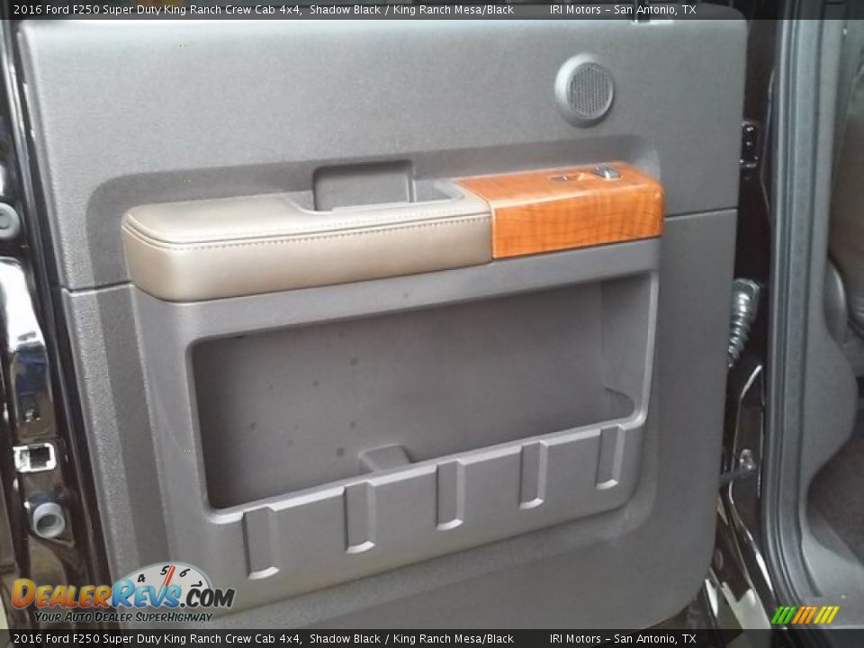 2016 Ford F250 Super Duty King Ranch Crew Cab 4x4 Shadow Black / King Ranch Mesa/Black Photo #16