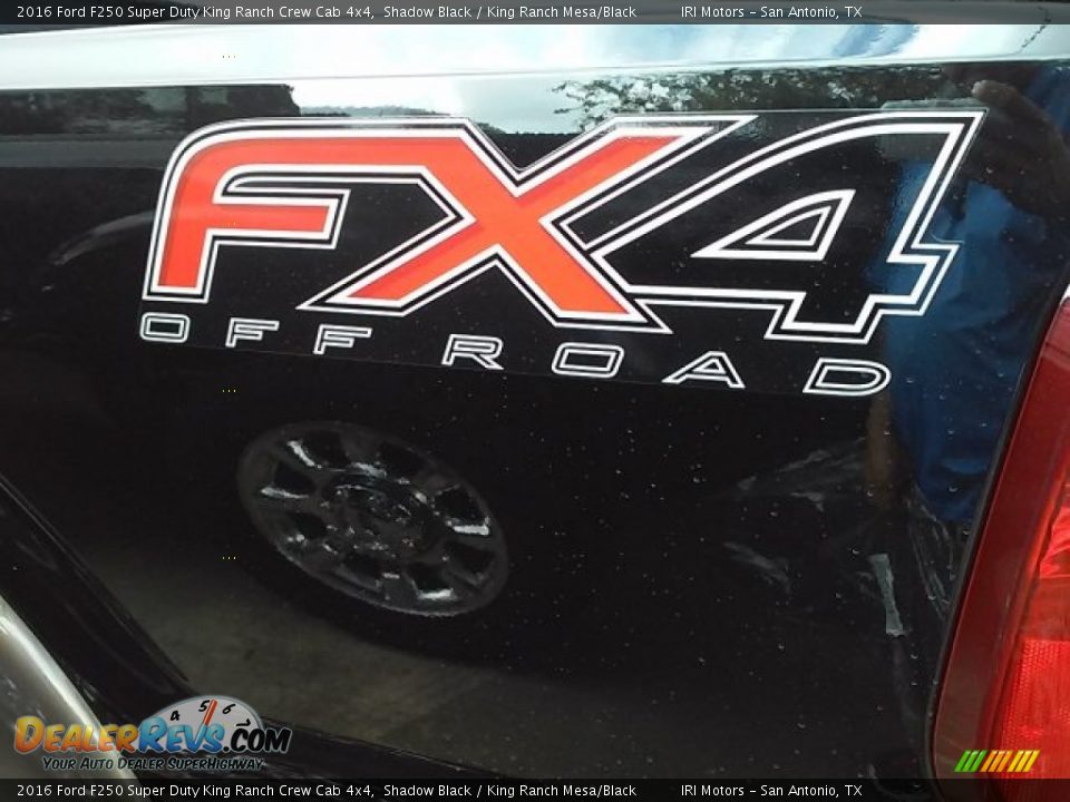 2016 Ford F250 Super Duty King Ranch Crew Cab 4x4 Shadow Black / King Ranch Mesa/Black Photo #19
