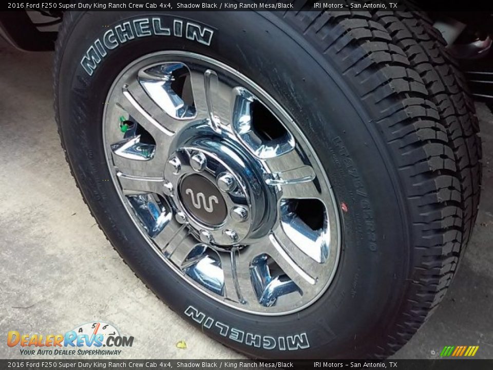 2016 Ford F250 Super Duty King Ranch Crew Cab 4x4 Shadow Black / King Ranch Mesa/Black Photo #20