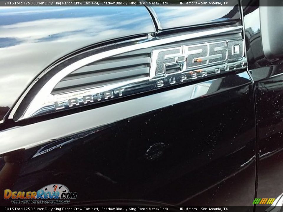2016 Ford F250 Super Duty King Ranch Crew Cab 4x4 Shadow Black / King Ranch Mesa/Black Photo #21