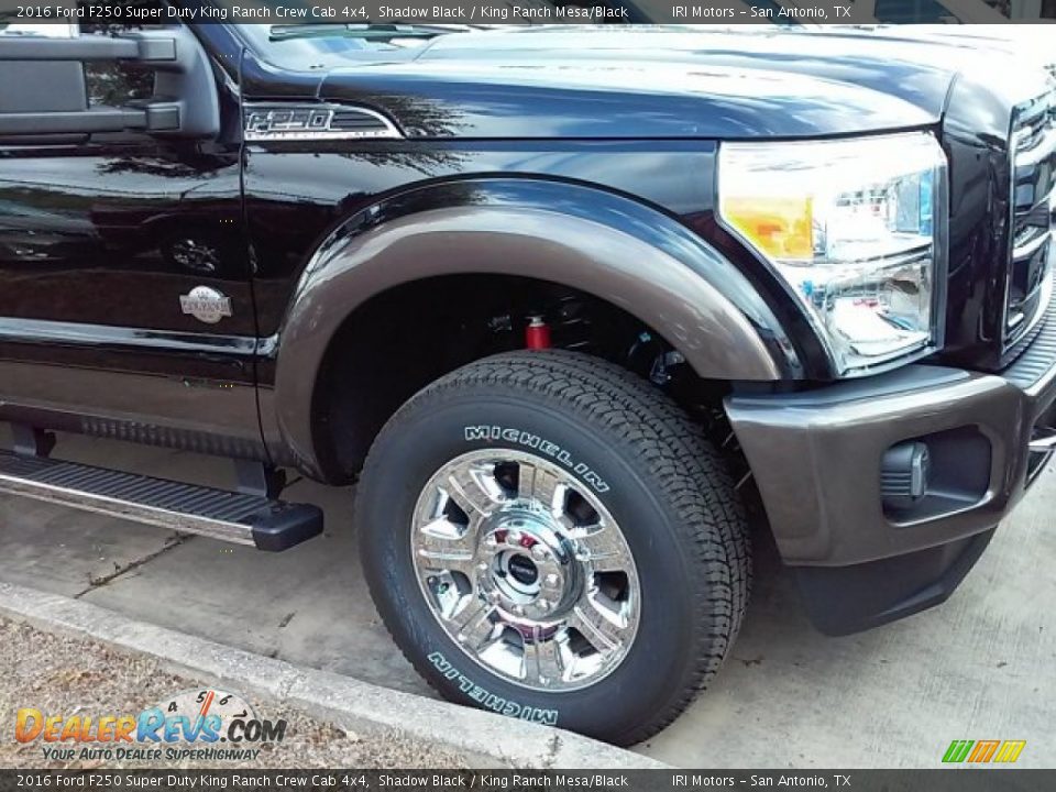 2016 Ford F250 Super Duty King Ranch Crew Cab 4x4 Shadow Black / King Ranch Mesa/Black Photo #24