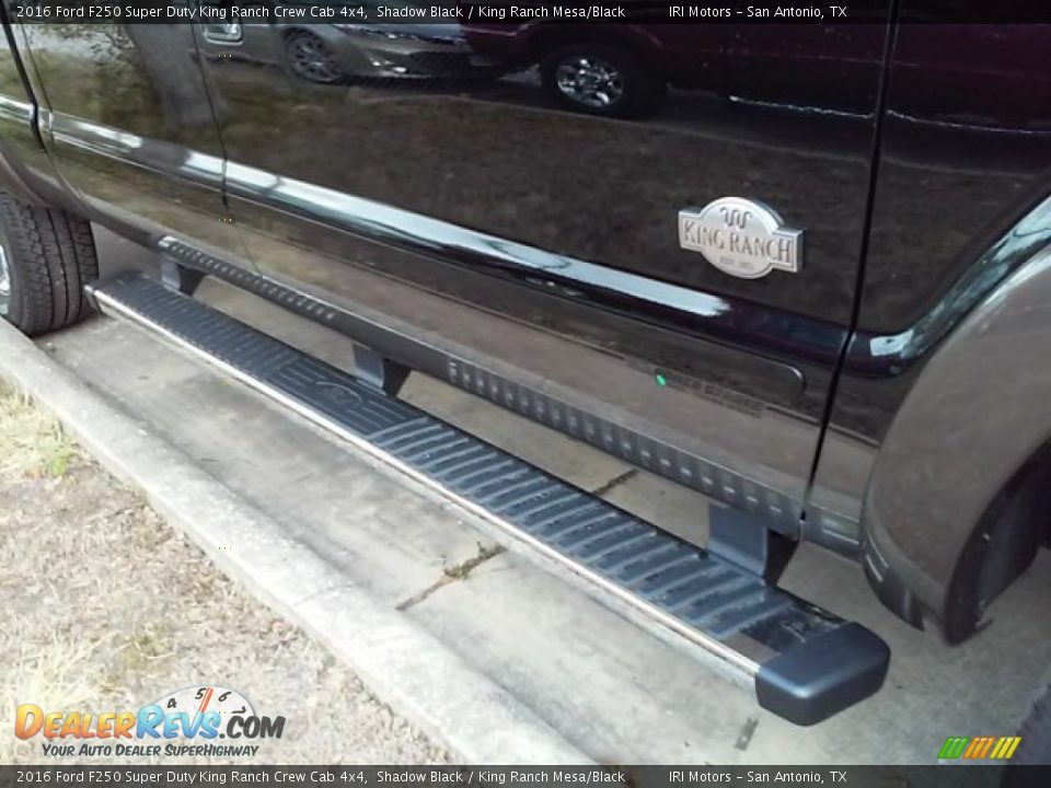 2016 Ford F250 Super Duty King Ranch Crew Cab 4x4 Shadow Black / King Ranch Mesa/Black Photo #25