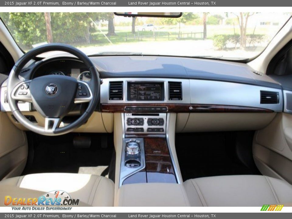 2015 Jaguar XF 2.0T Premium Ebony / Barley/Warm Charcoal Photo #3