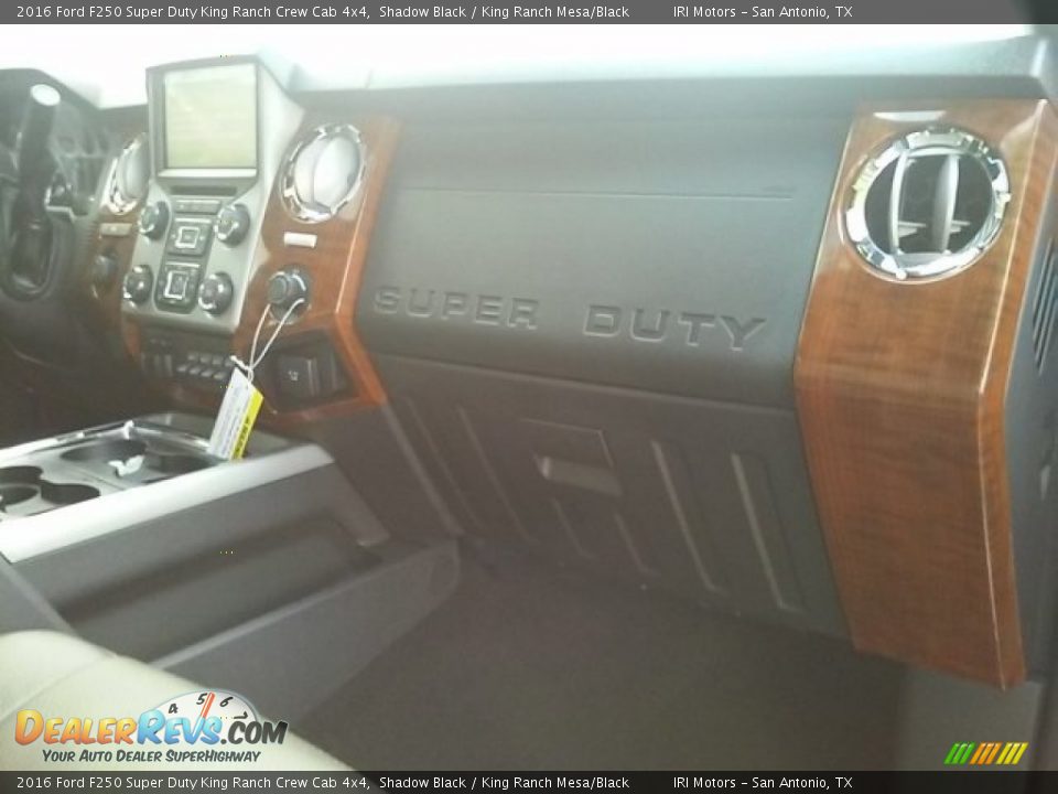 2016 Ford F250 Super Duty King Ranch Crew Cab 4x4 Shadow Black / King Ranch Mesa/Black Photo #28