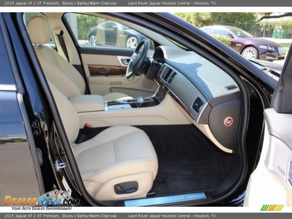 2015 Jaguar XF 2.0T Premium Ebony / Barley/Warm Charcoal Photo #4