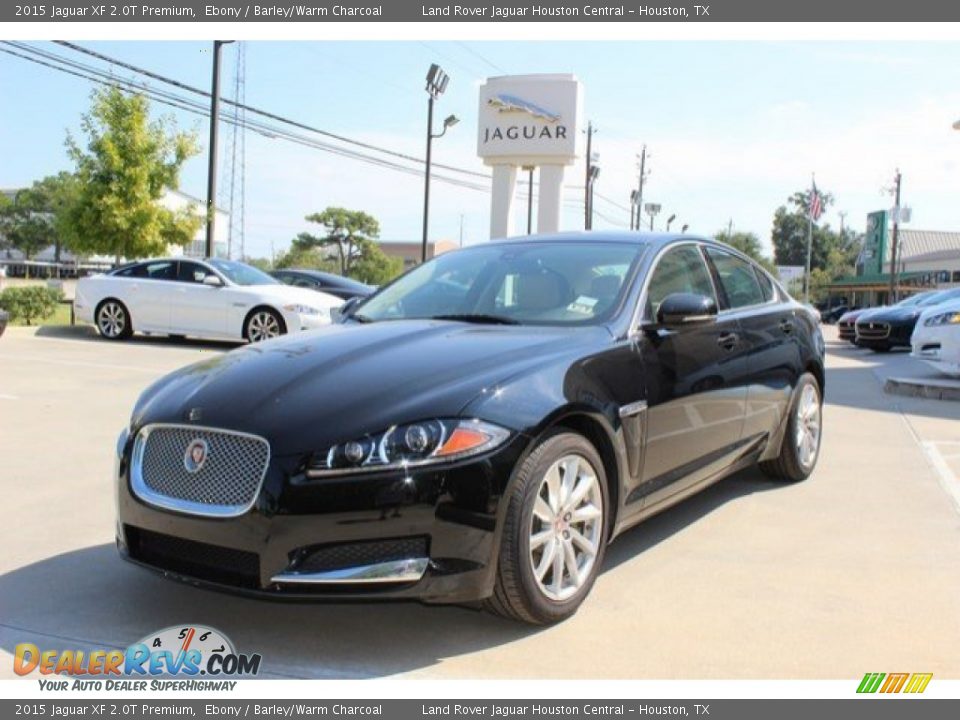 2015 Jaguar XF 2.0T Premium Ebony / Barley/Warm Charcoal Photo #6