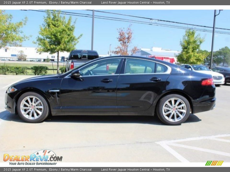 2015 Jaguar XF 2.0T Premium Ebony / Barley/Warm Charcoal Photo #7