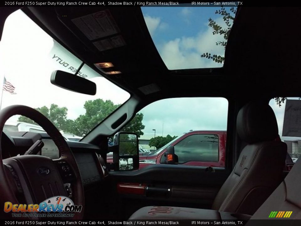 2016 Ford F250 Super Duty King Ranch Crew Cab 4x4 Shadow Black / King Ranch Mesa/Black Photo #35