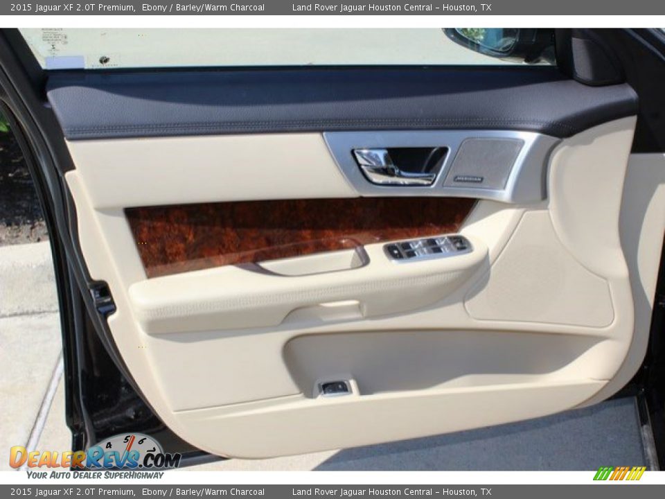 2015 Jaguar XF 2.0T Premium Ebony / Barley/Warm Charcoal Photo #18