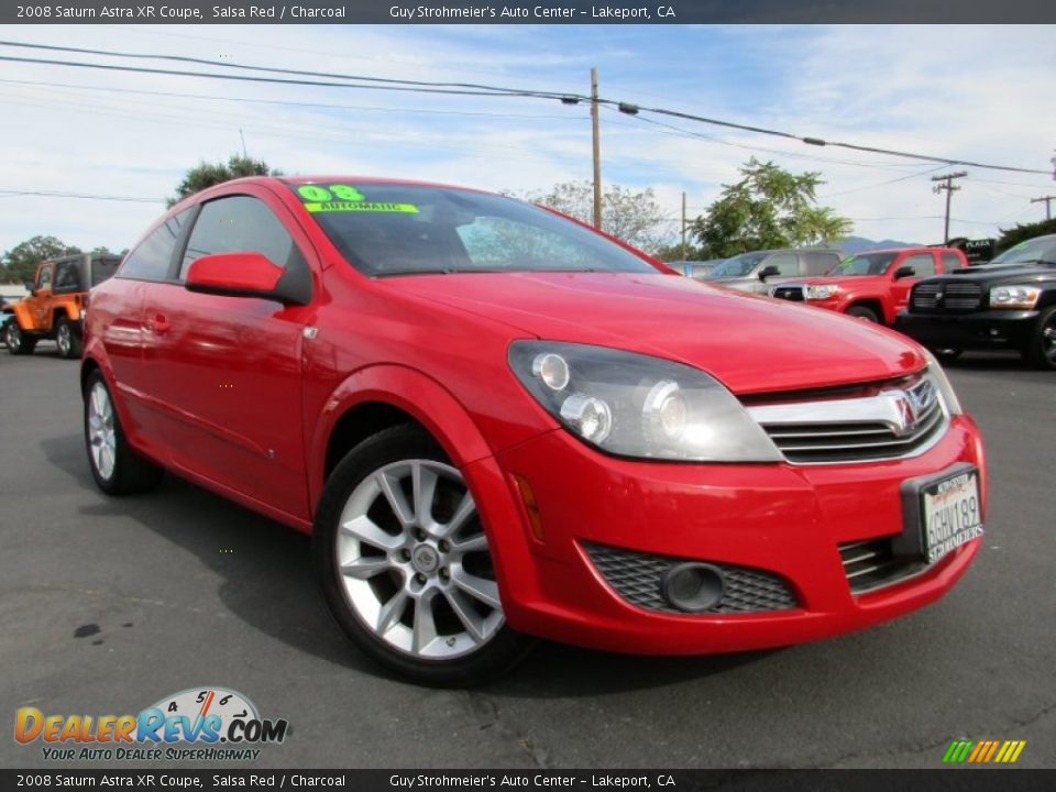 2008 Saturn Astra XR Coupe Salsa Red / Charcoal Photo #1