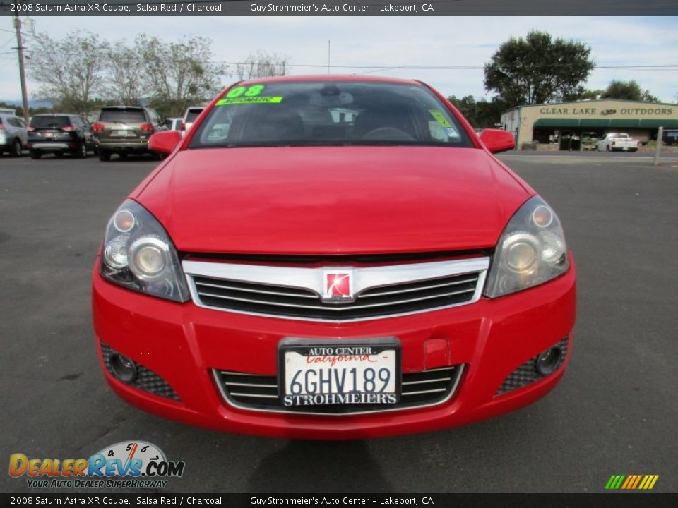 2008 Saturn Astra XR Coupe Salsa Red / Charcoal Photo #2