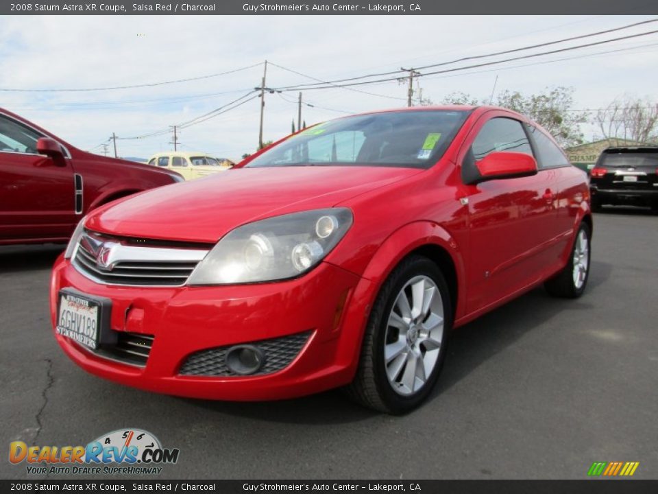 2008 Saturn Astra XR Coupe Salsa Red / Charcoal Photo #3
