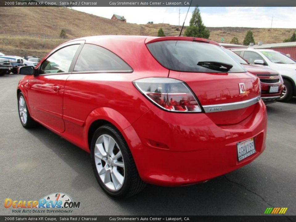 2008 Saturn Astra XR Coupe Salsa Red / Charcoal Photo #5