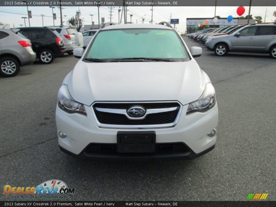 2013 Subaru XV Crosstrek 2.0 Premium Satin White Pearl / Ivory Photo #3