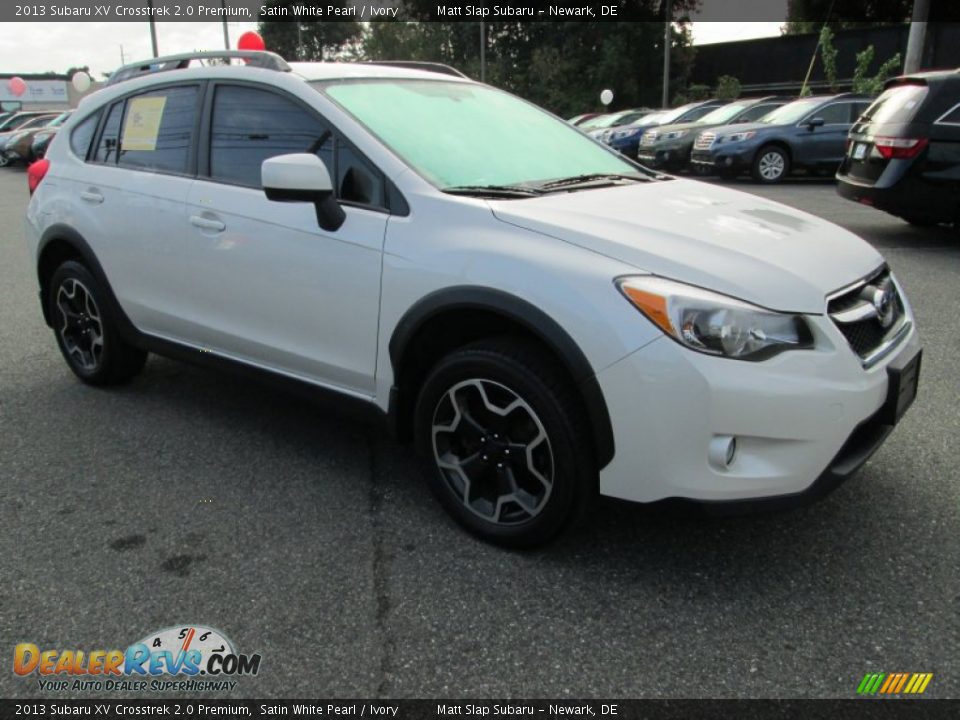 2013 Subaru XV Crosstrek 2.0 Premium Satin White Pearl / Ivory Photo #4
