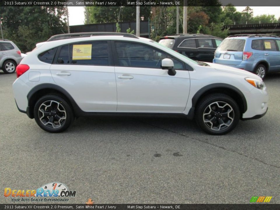 2013 Subaru XV Crosstrek 2.0 Premium Satin White Pearl / Ivory Photo #5
