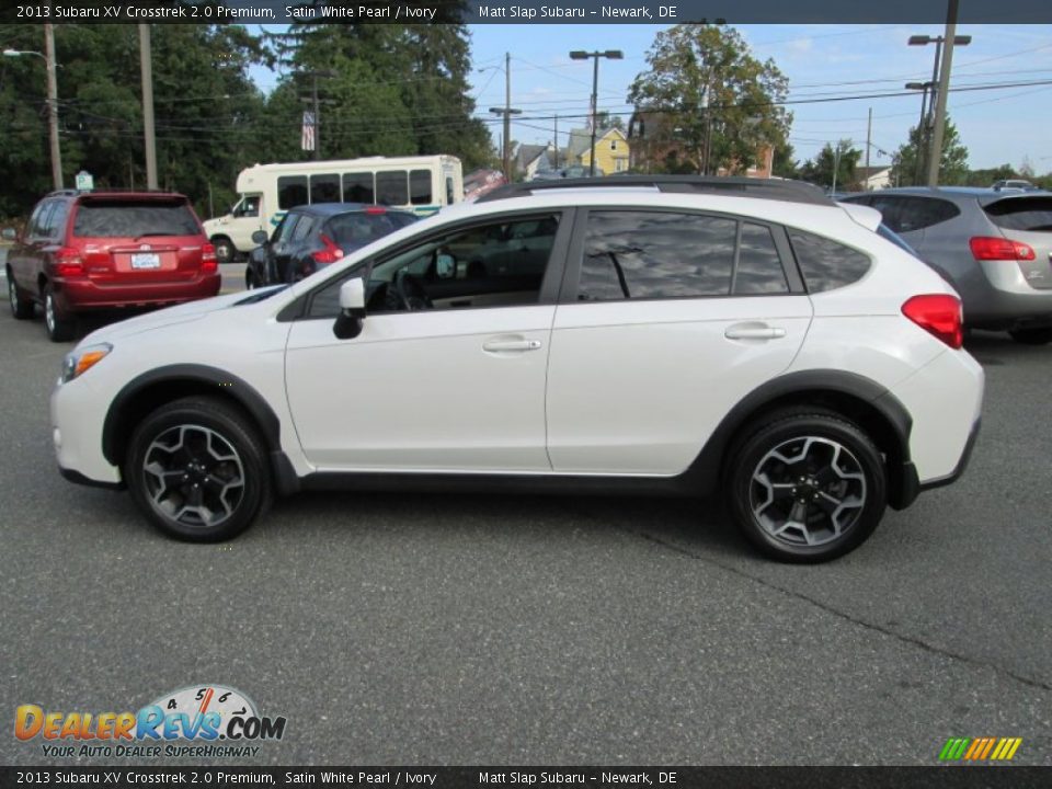 2013 Subaru XV Crosstrek 2.0 Premium Satin White Pearl / Ivory Photo #9