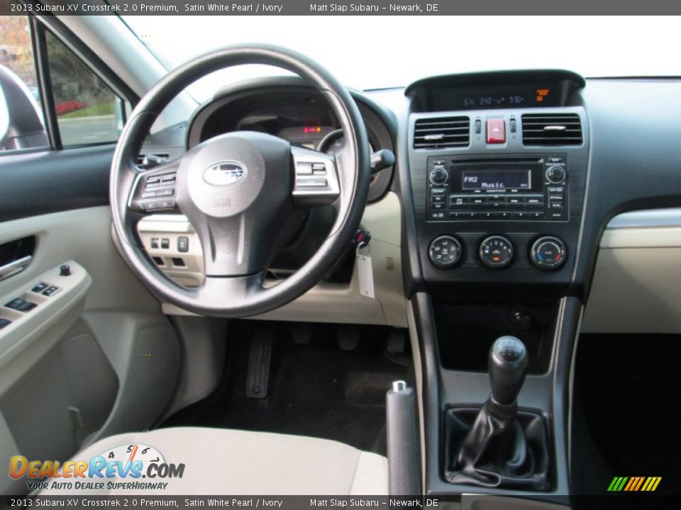 2013 Subaru XV Crosstrek 2.0 Premium Satin White Pearl / Ivory Photo #10