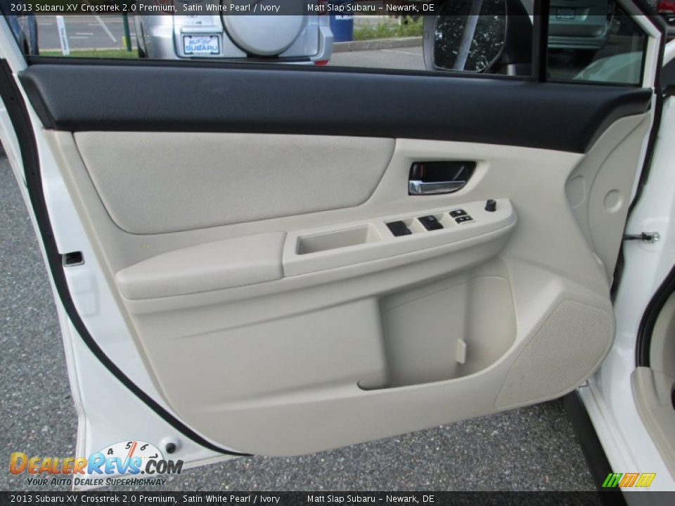 2013 Subaru XV Crosstrek 2.0 Premium Satin White Pearl / Ivory Photo #13