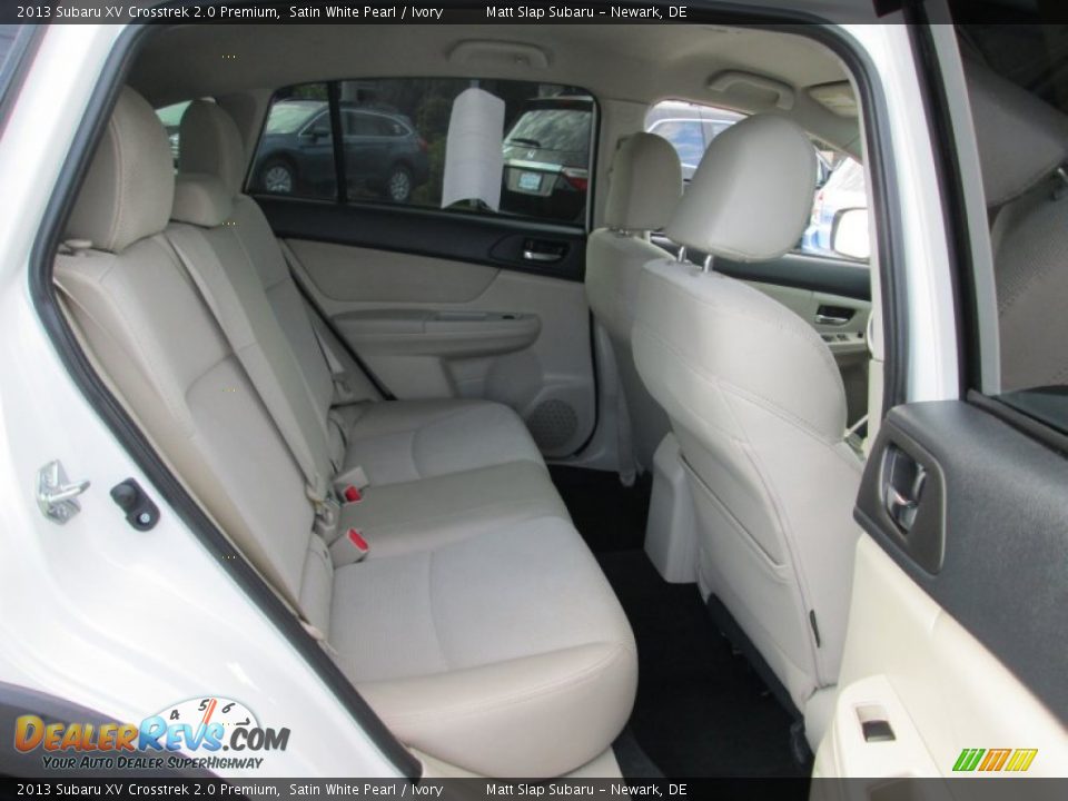 2013 Subaru XV Crosstrek 2.0 Premium Satin White Pearl / Ivory Photo #18