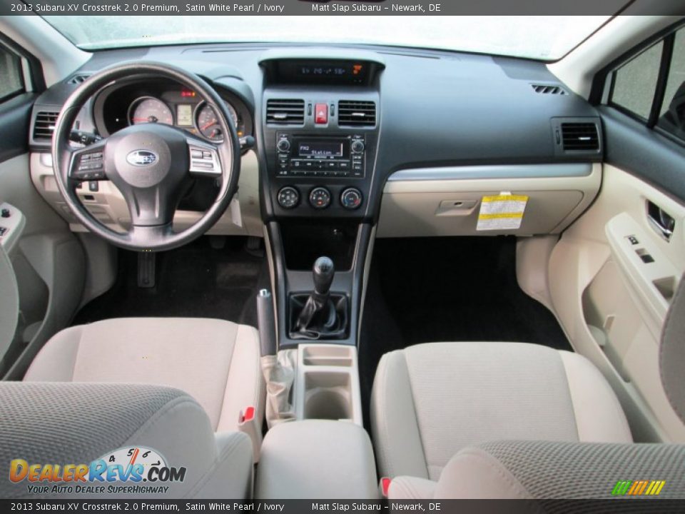 2013 Subaru XV Crosstrek 2.0 Premium Satin White Pearl / Ivory Photo #23