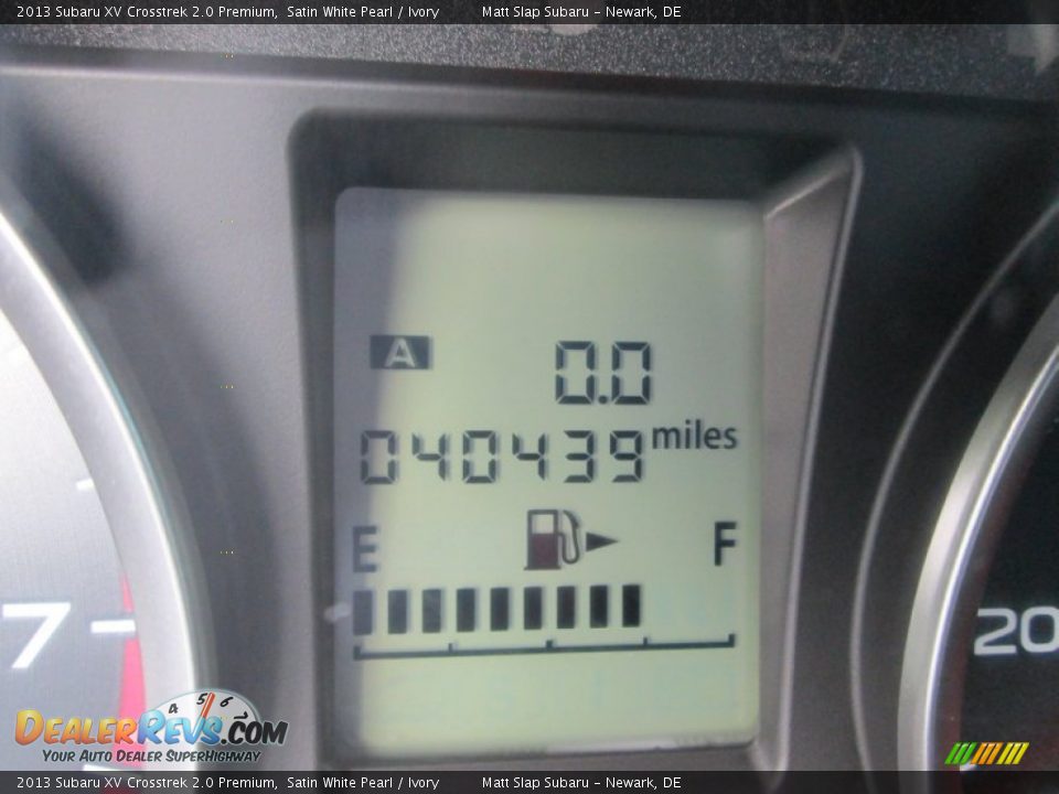 2013 Subaru XV Crosstrek 2.0 Premium Satin White Pearl / Ivory Photo #27
