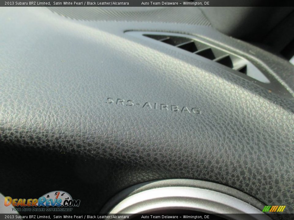 2013 Subaru BRZ Limited Satin White Pearl / Black Leather/Alcantara Photo #35