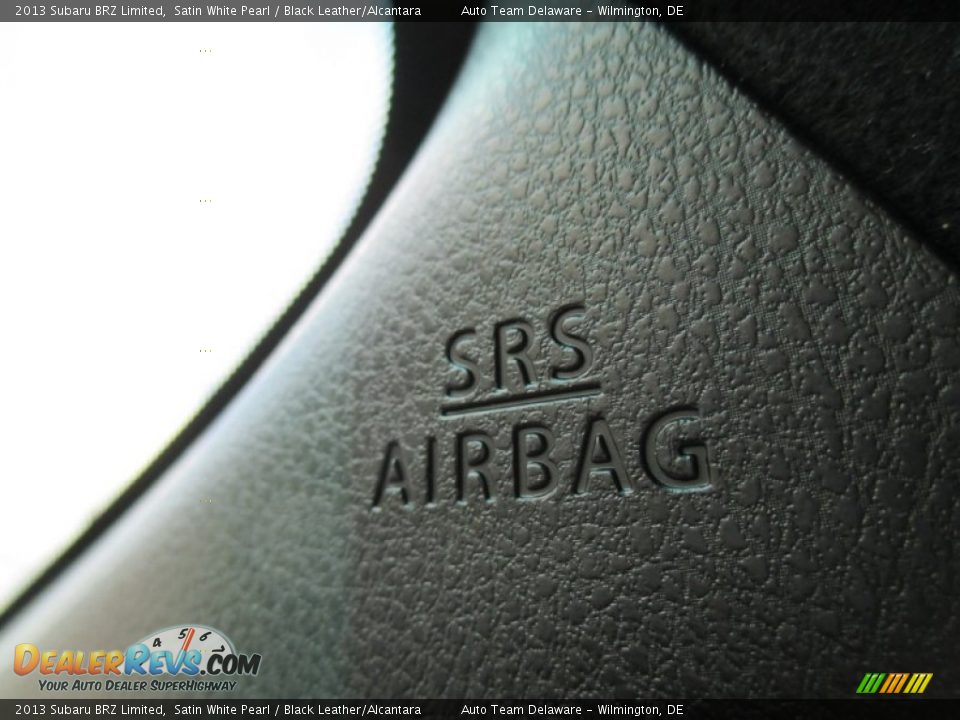 2013 Subaru BRZ Limited Satin White Pearl / Black Leather/Alcantara Photo #36