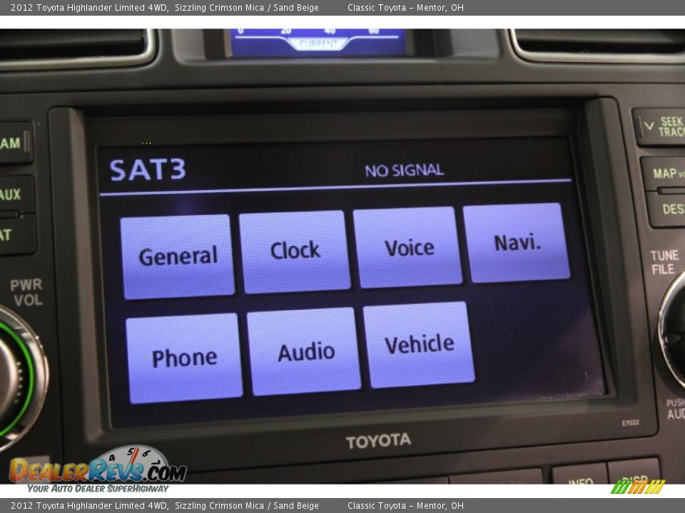 2012 Toyota Highlander Limited 4WD Sizzling Crimson Mica / Sand Beige Photo #17