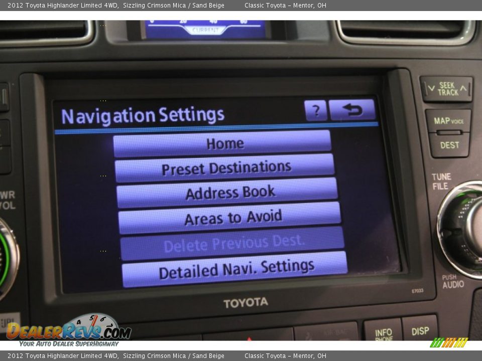 2012 Toyota Highlander Limited 4WD Sizzling Crimson Mica / Sand Beige Photo #18