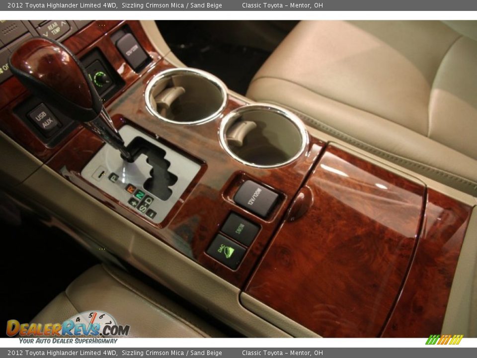 2012 Toyota Highlander Limited 4WD Sizzling Crimson Mica / Sand Beige Photo #20