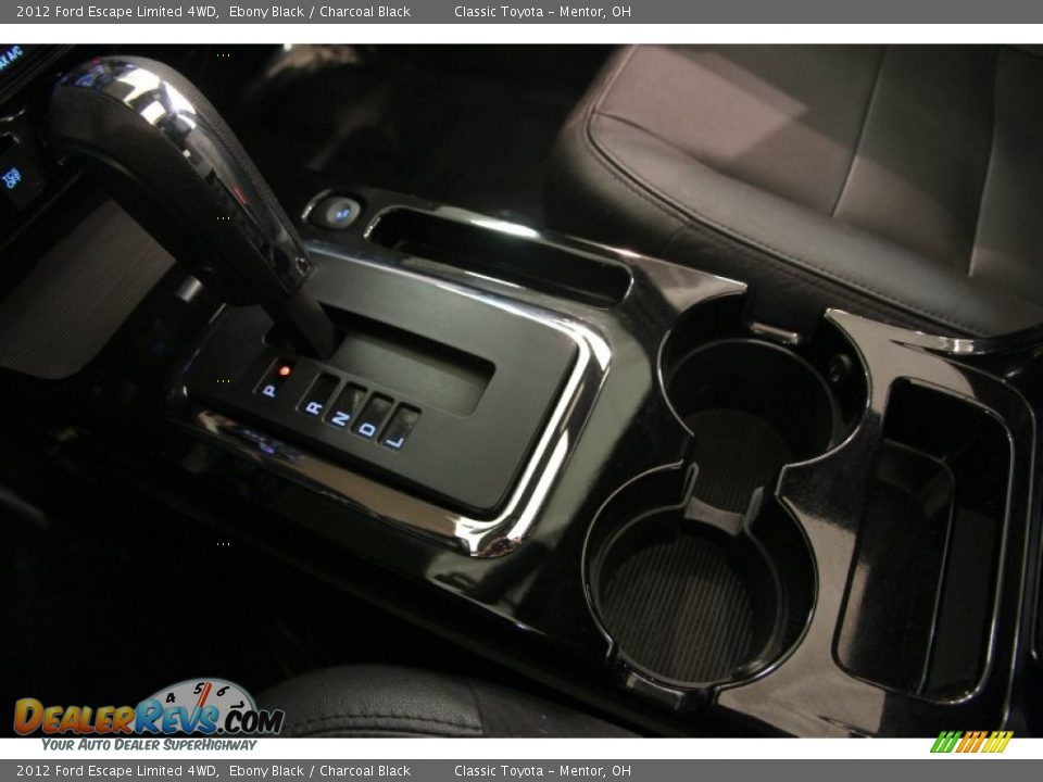 2012 Ford Escape Limited 4WD Ebony Black / Charcoal Black Photo #12