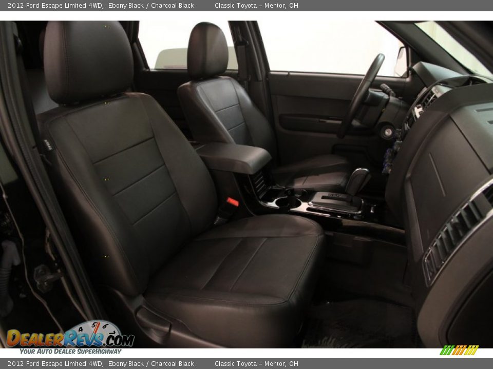 2012 Ford Escape Limited 4WD Ebony Black / Charcoal Black Photo #14