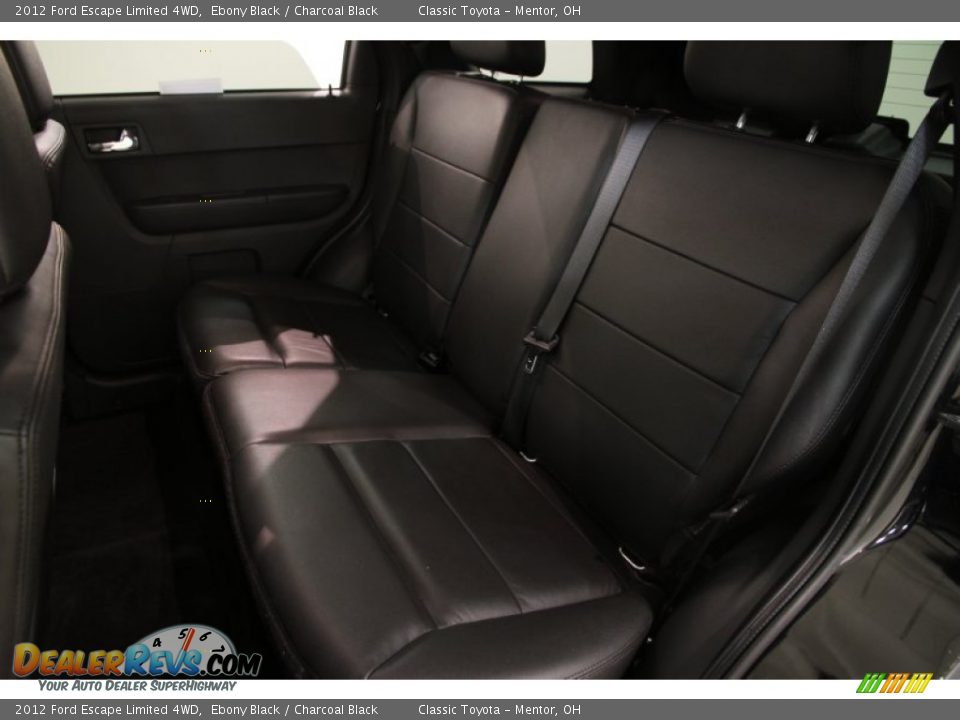 2012 Ford Escape Limited 4WD Ebony Black / Charcoal Black Photo #16
